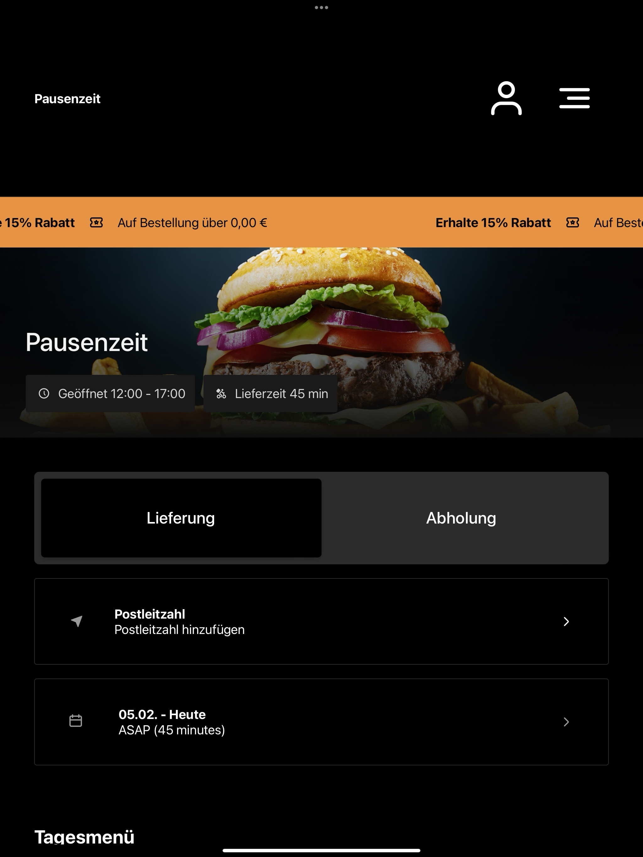 Pausenzeit