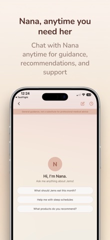 Nana Baby App iPhone screenshot