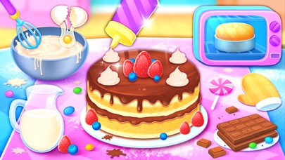 ケーキ 料理 ゲーム - お菓子ゲーム ために 子供 2-5のおすすめ画像1