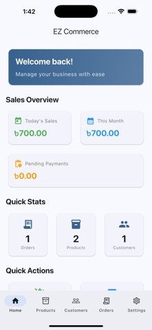 EZ Commerce screenshot