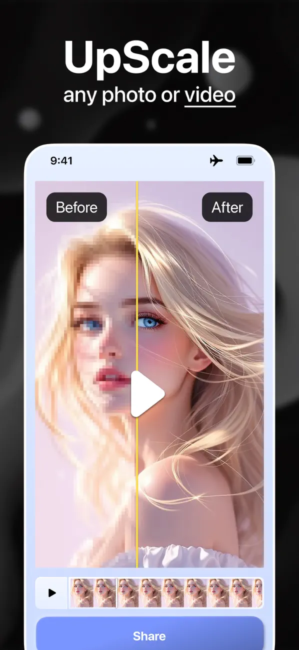 #3. Enhance Image Quality, UpScale (iOS) De: Alexandr Graschenkov