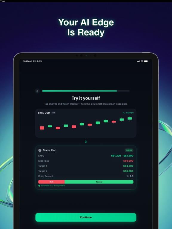 TradeGPT - AI Chart Analysis iPad screenshot