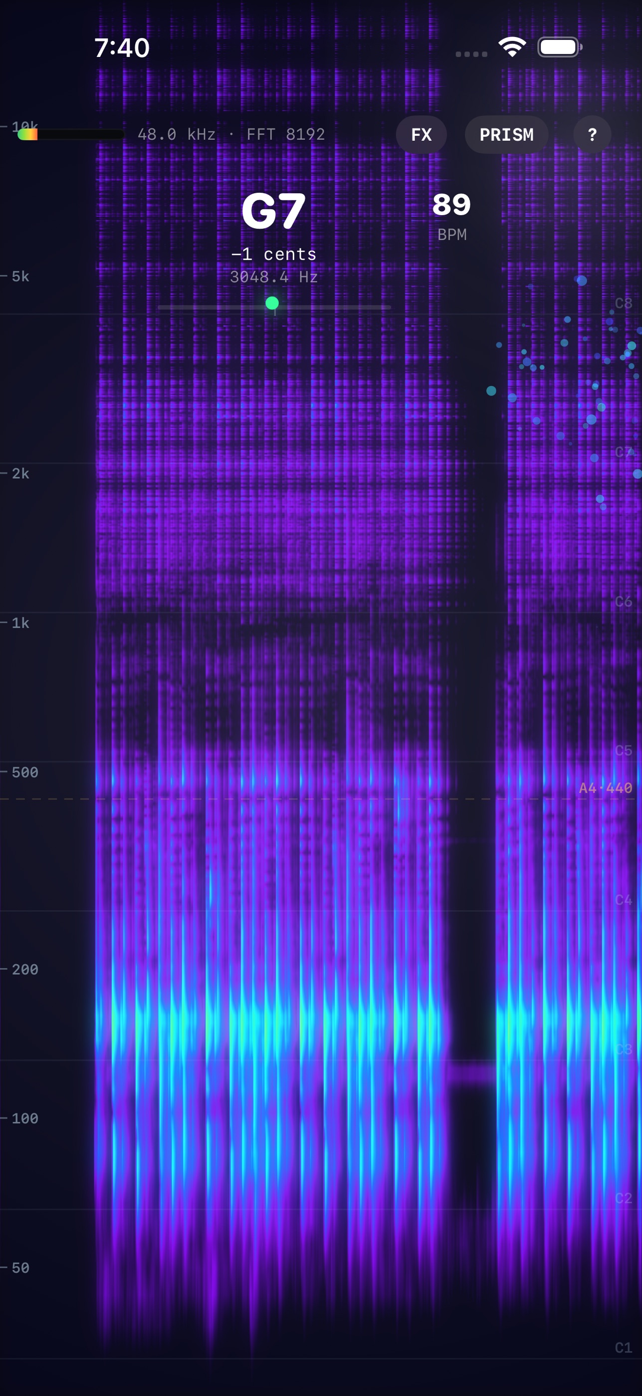 Screenshot 5 of Inspectro: Audio Spectrogram