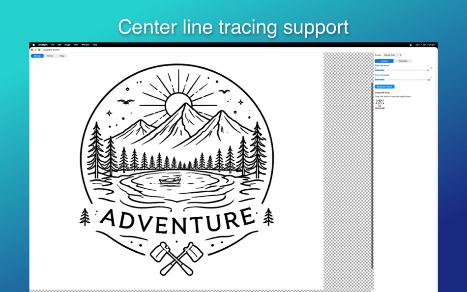 #2. Leadlight Vector (macOS) Bởi: Schimera Pty Ltd