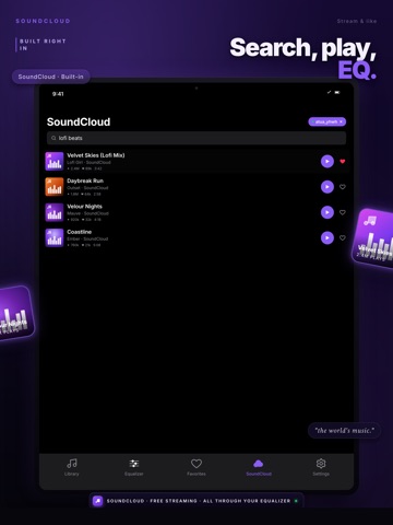 Equalizer + Volume Booster iPad screenshot