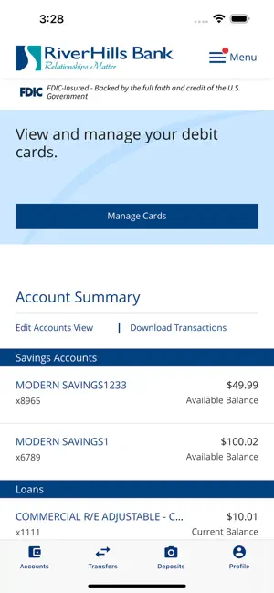 RiverHills Bank screenshot 3