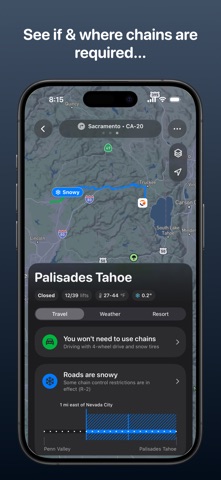Snowy Roads: Chain Control Screenshot 2 of 7