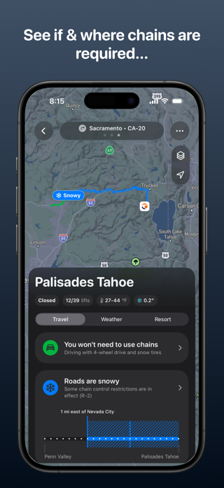 Snowy Roads: Chain Control Screenshot 2 of 7