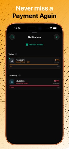 FlowBudget: Expense Tracker Screenshot 9 of 10