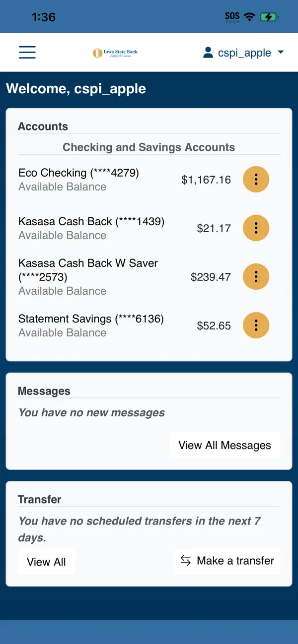 Screenshot #2 pour Iowa State Bank & Trust Co