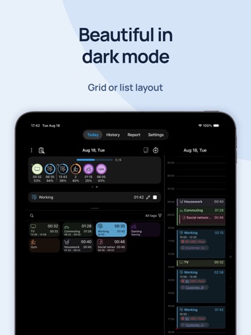 ATracker Time Tracker iPad screenshot