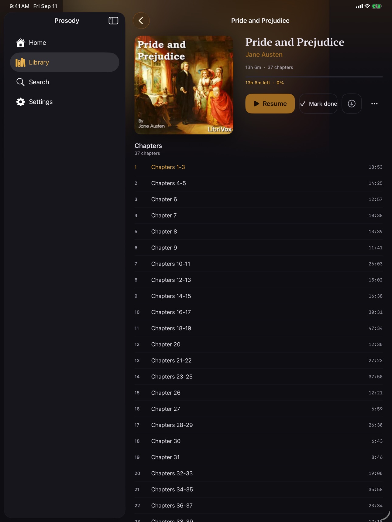 Screenshot 10 of Prosody Player