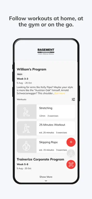 Basement Fitness screenshot 3