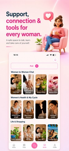 Elika Super: Period, Pregnancy iPhone screenshot