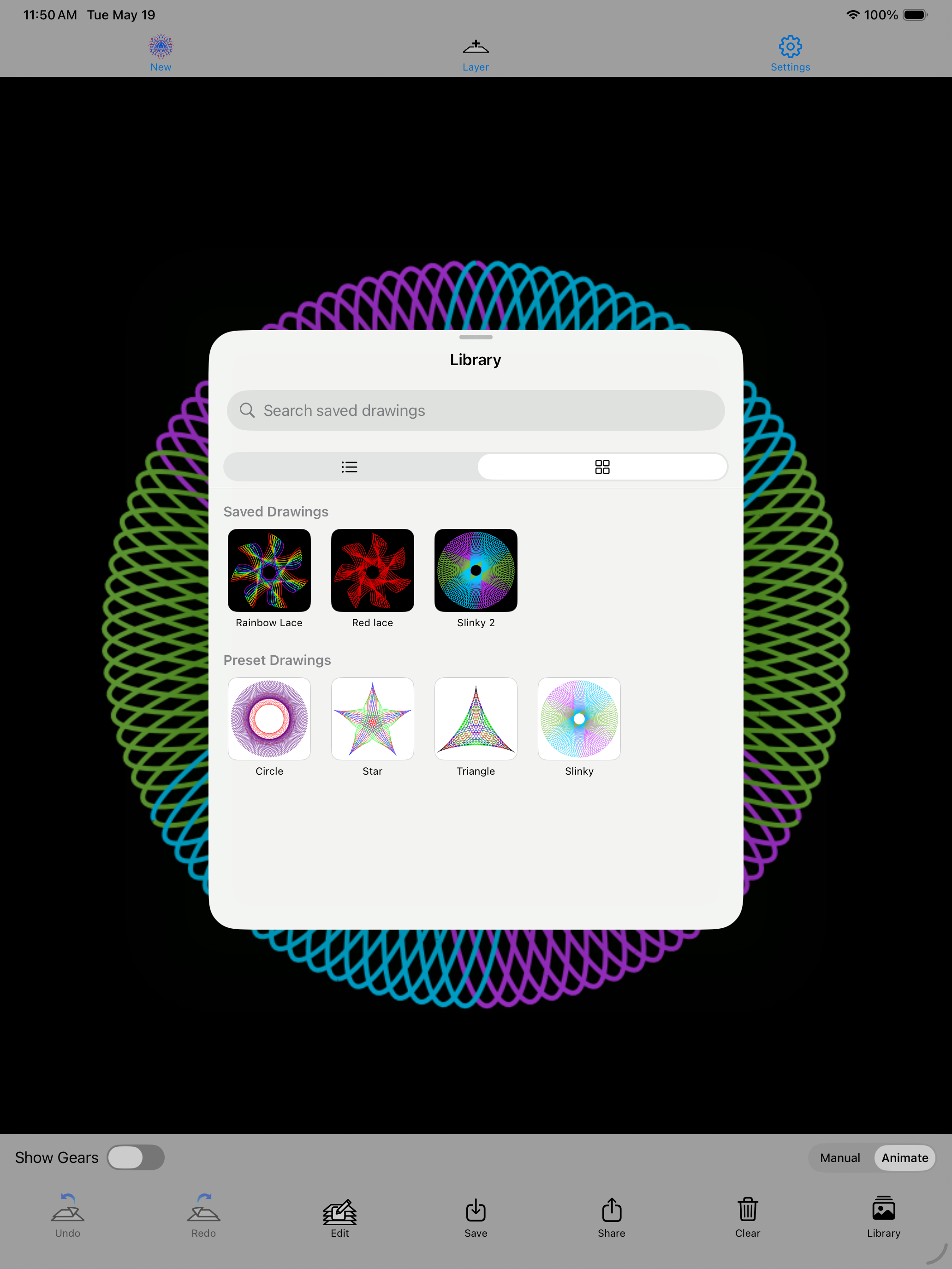 Spirogears: Spirographic Art