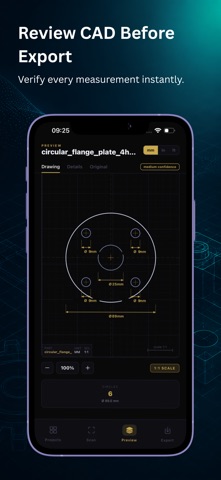 SketchDXF: AI DXF Converter screenshot