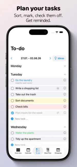 Mantelon - Weekly planner screenshot 3