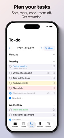 Mantelon - 周计划 screenshot