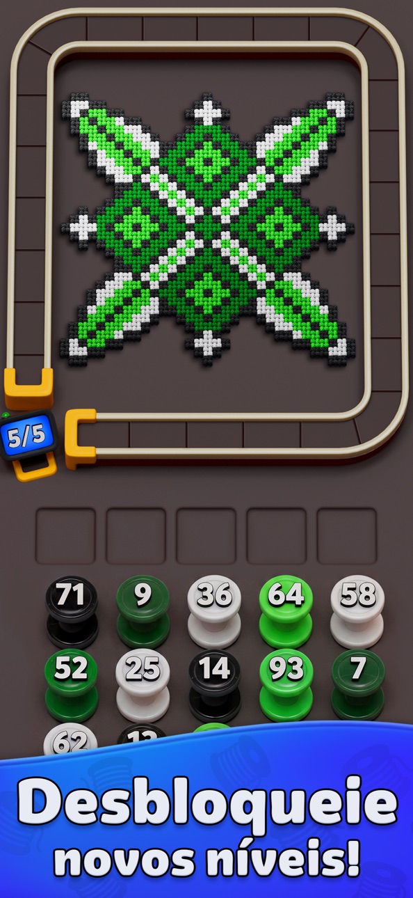 Yarn Loop: Knit Puzzle iOS Mod IPA screenshot 5 - iOS game interface
