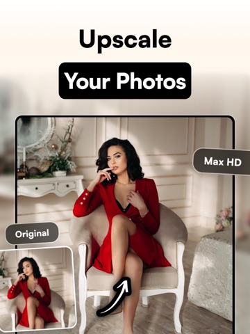 AI Upscale Image - UpscalerX iPad screenshot