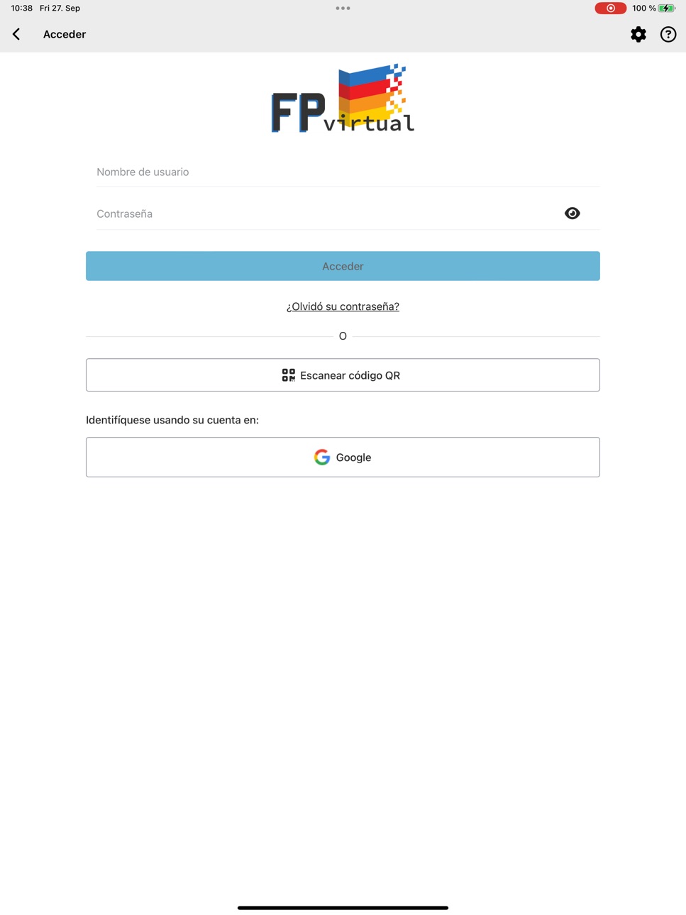 iPad screenshot