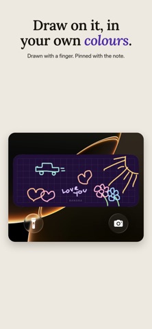 Banora Pin: Lock Screen Notes iPhone screenshot