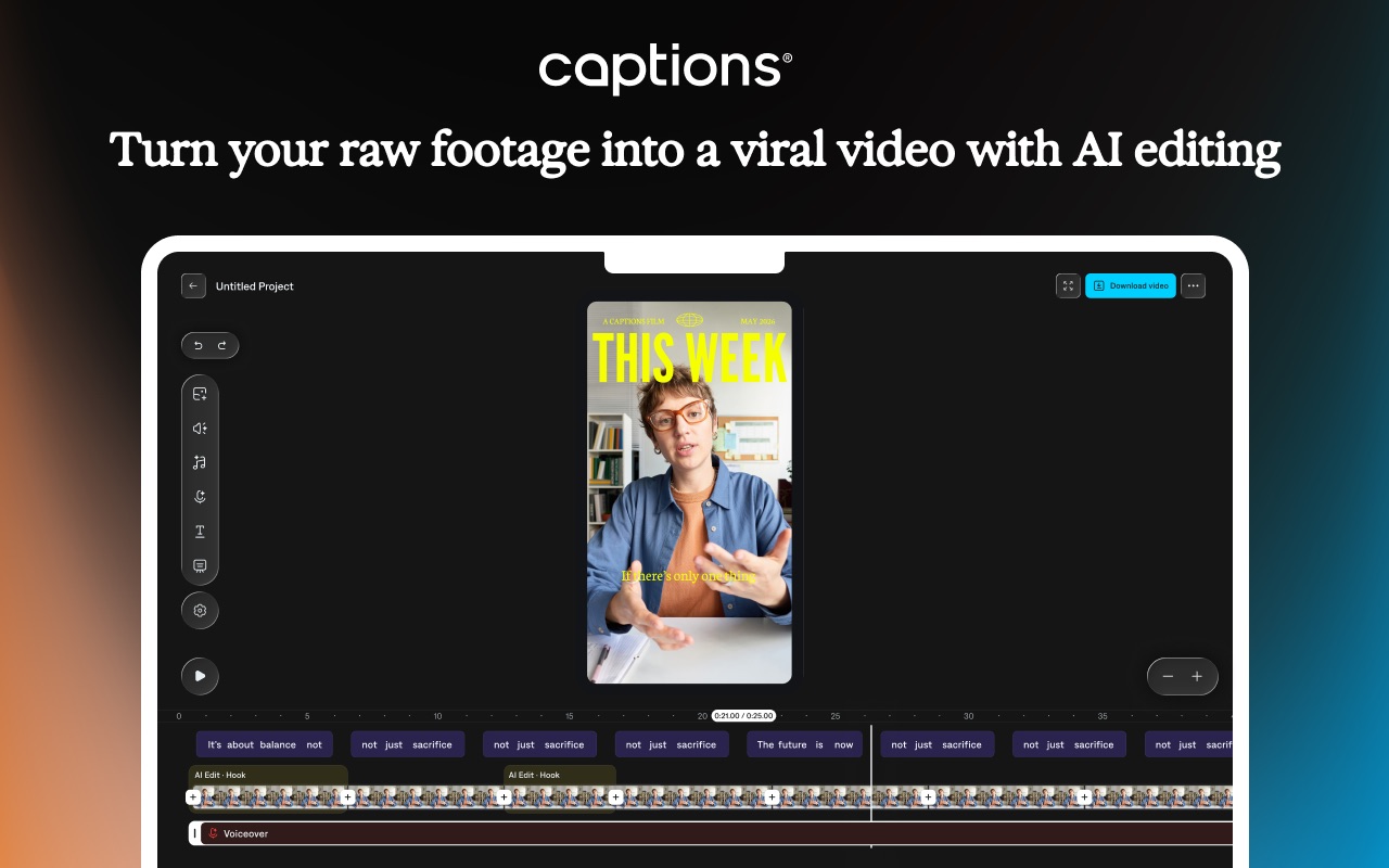 Captions: AI Edits Your Video screenshot 7