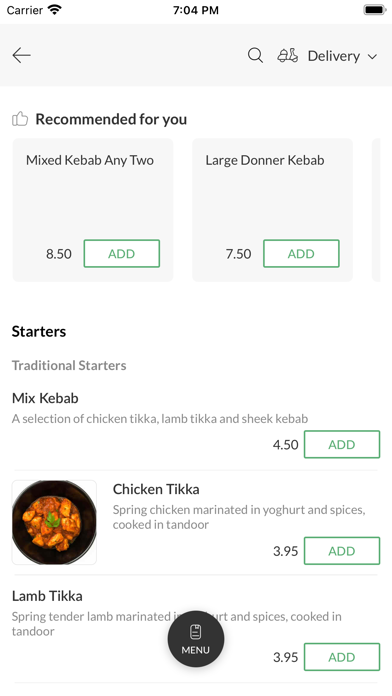 Duffield Balti & Desserts Screenshot