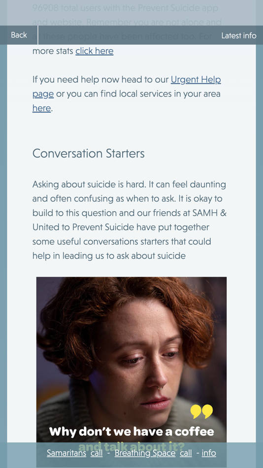 #7. Prevent Suicide (iOS) Door: John-Paul Thain