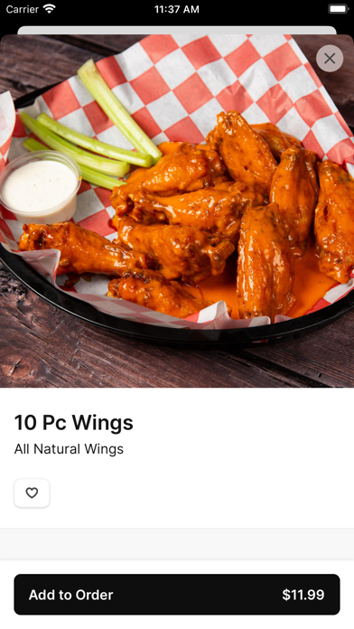 Pop's Backdoor iPhone screenshot 3 - Food & Drink app