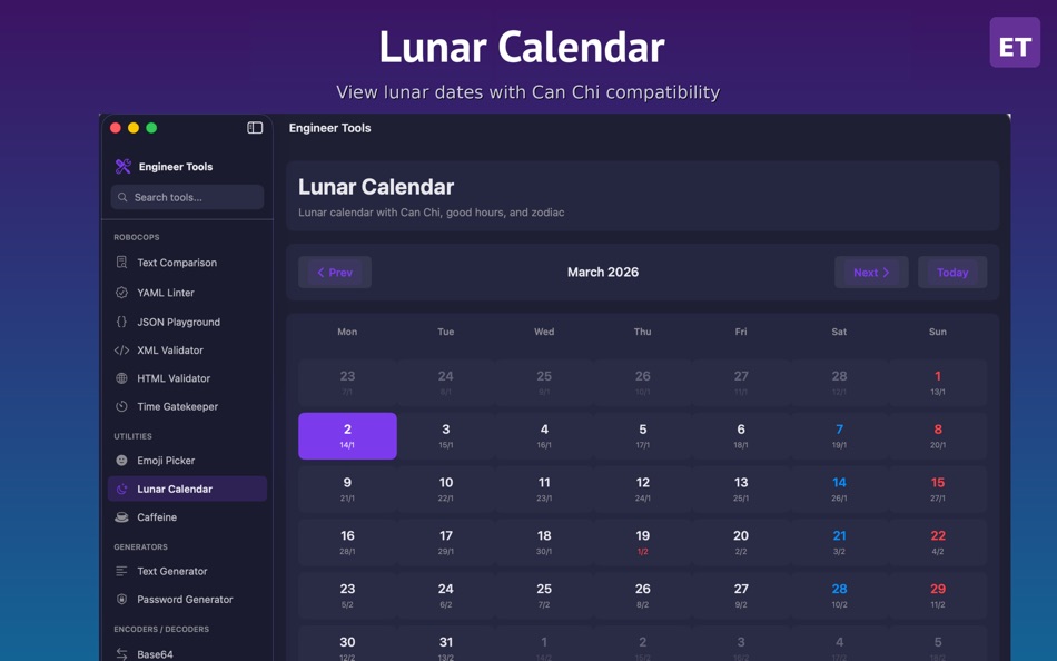 #5. Engineer Tools (macOS) Által: Nguyen Phuoc Huy Hoang