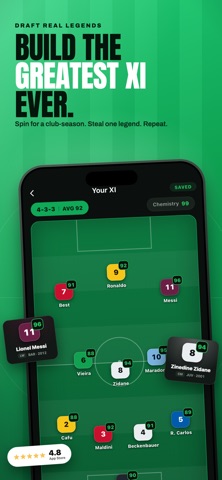 38 Football Sim Manager iPhone screenshot 1