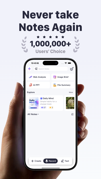 Spark: AI Note Taker, Summary Screenshot 1 of 6