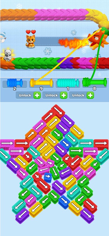 Caos de Lãs - Jogos Threads screenshot 12