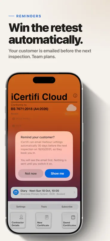 iCertifi Cloud Pro: Sync screenshot 6 of 10