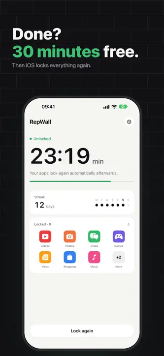 RepWall: Reps Before Scrolling screenshot 3