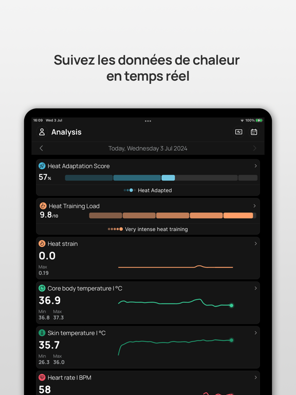 Screenshot #6 pour CORE capteur thermique