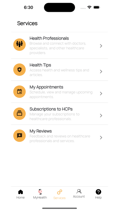 My.Health Screenshot