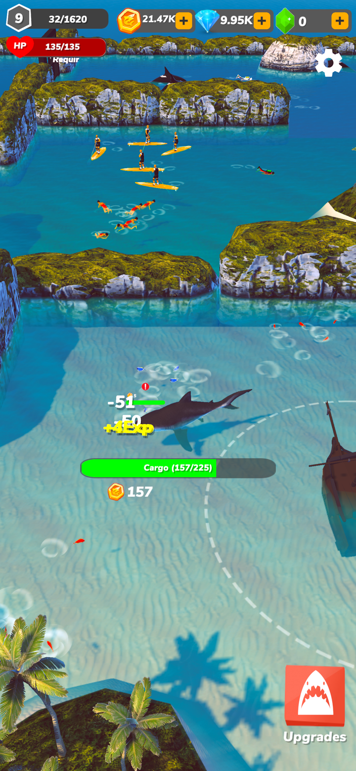 Idle Shark RPG Universe screenshot 2
