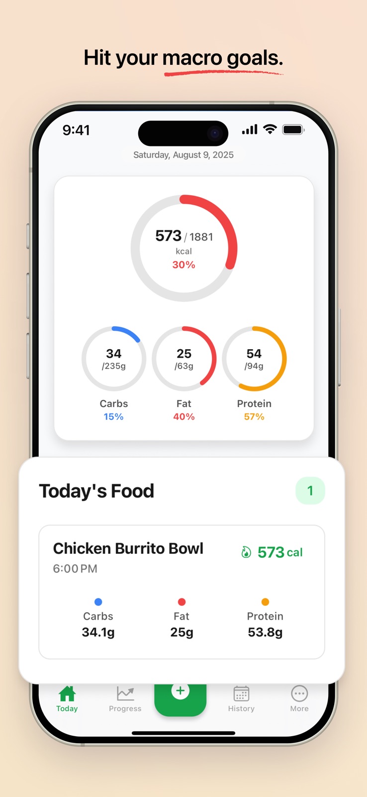 Calorie Counter: MacroCount iphone screenshot 1