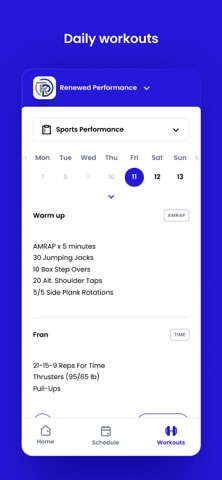 Renewed Performance screenshot