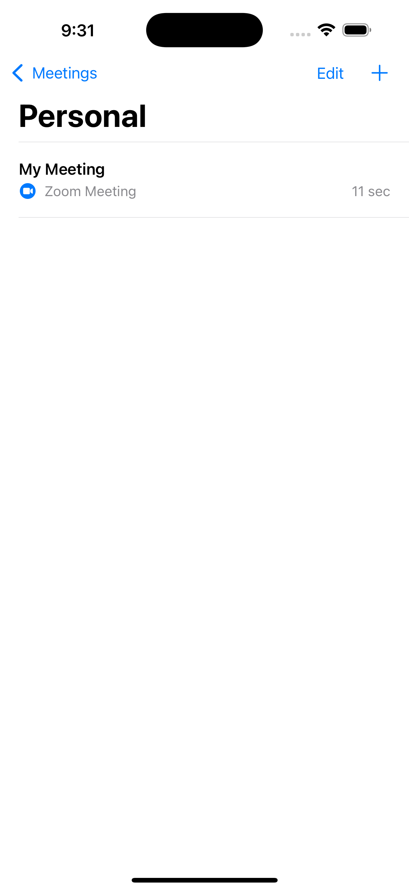 Perspective Meetings iPhone screenshot 2