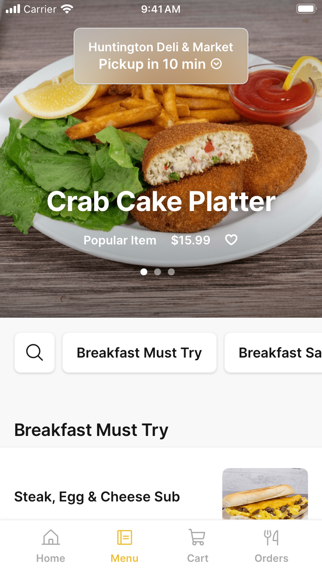 Huntington Deli & Market iPhone screenshot 2 - Food & Drink app