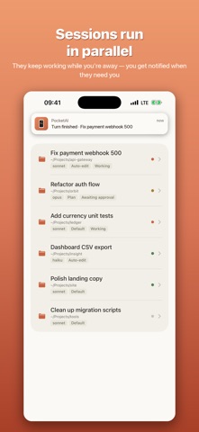 PocketAI: Remote Coding Agent Screenshot 6 of 7