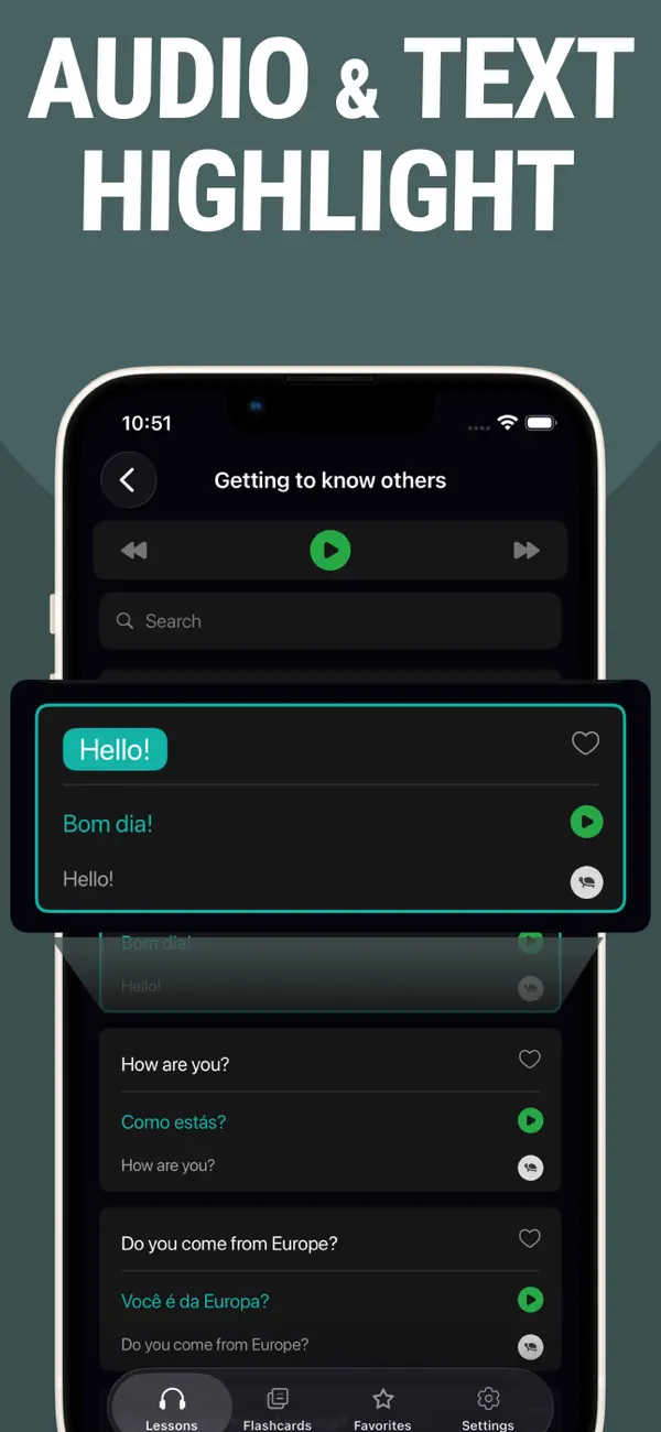 Screenshot #2 pour Learn Portuguese - Lentil