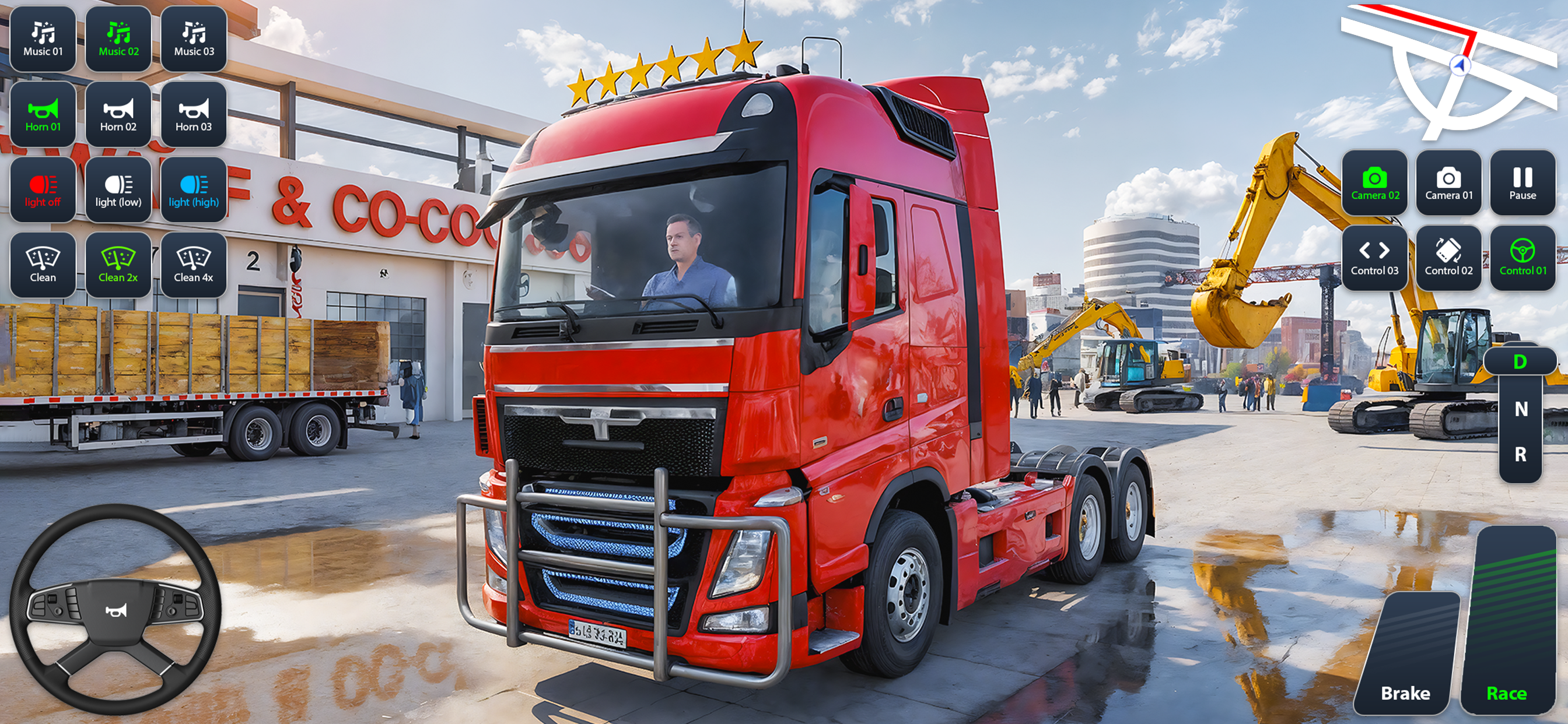 Extreme Euro Truck Games 3D screenshot 5