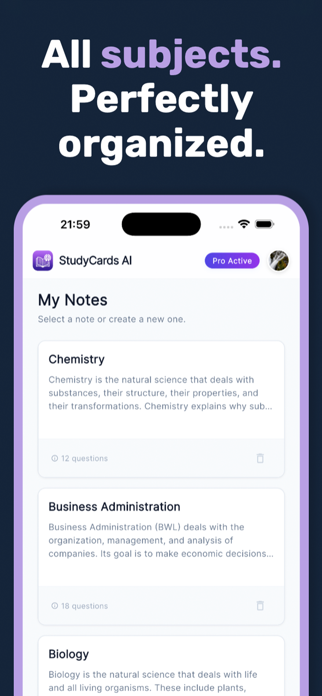 StudyCards AI - Learn with AI Screenshot 3 of 4