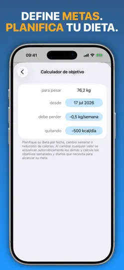 Captura de pantalla de Peso Diario en iPhone 4