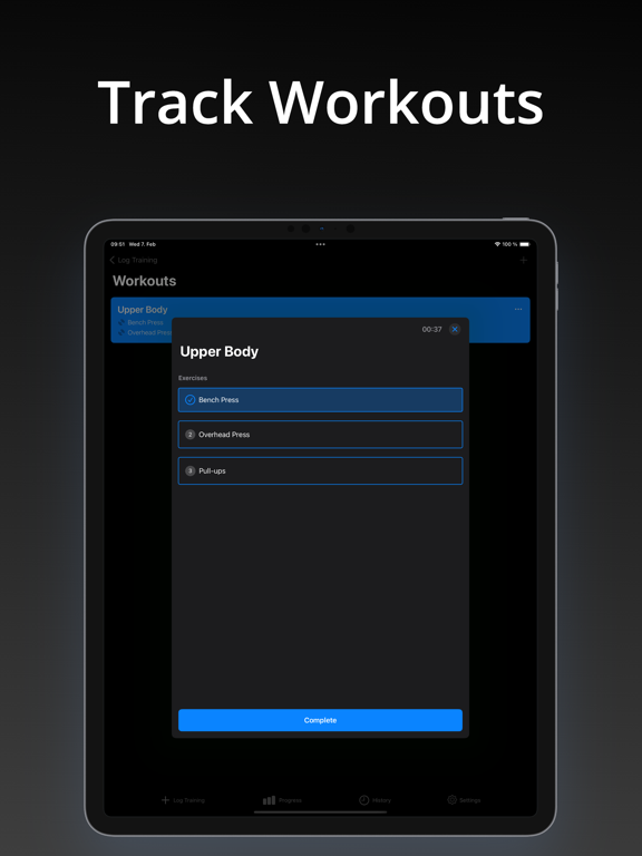 Screenshot #6 pour Fit Records - Workout Journal