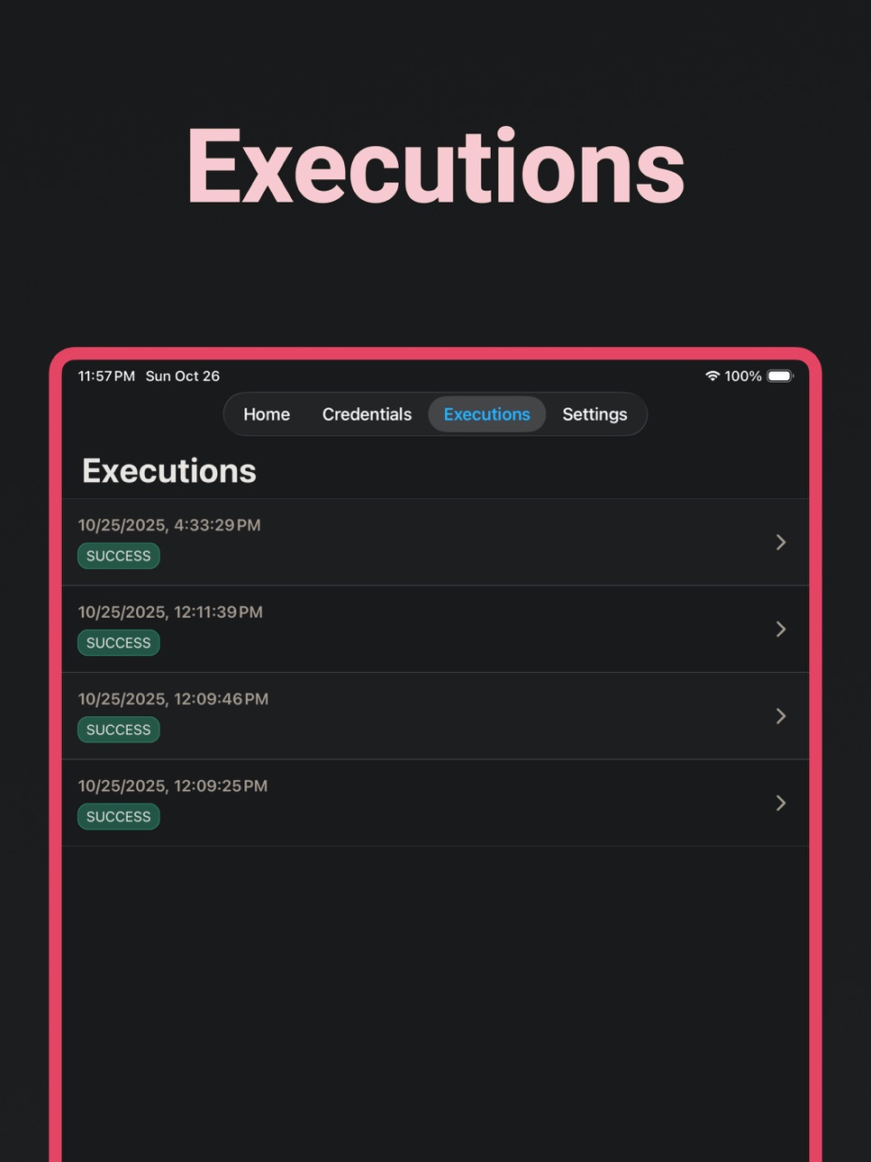 iPad screenshot
